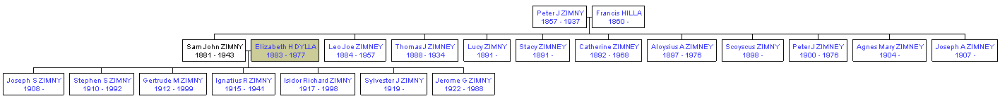 Mini tree diagram